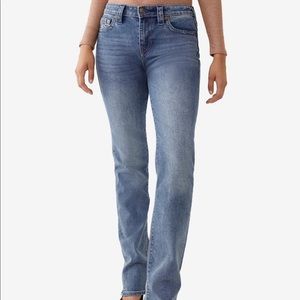 True Religion‎ low rise straight leg jeans